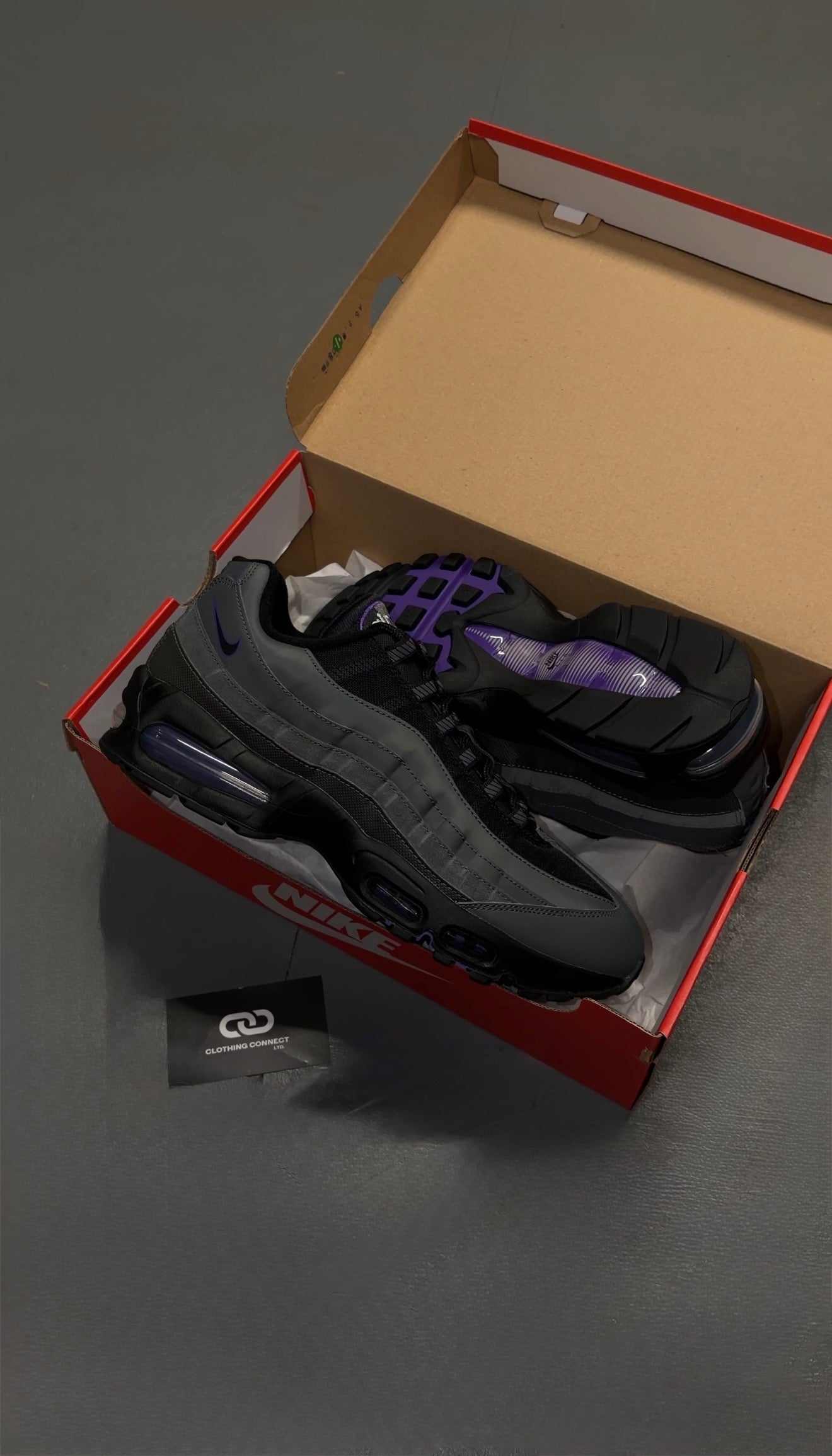 Nike Air Max 95s(Grey/Purple£