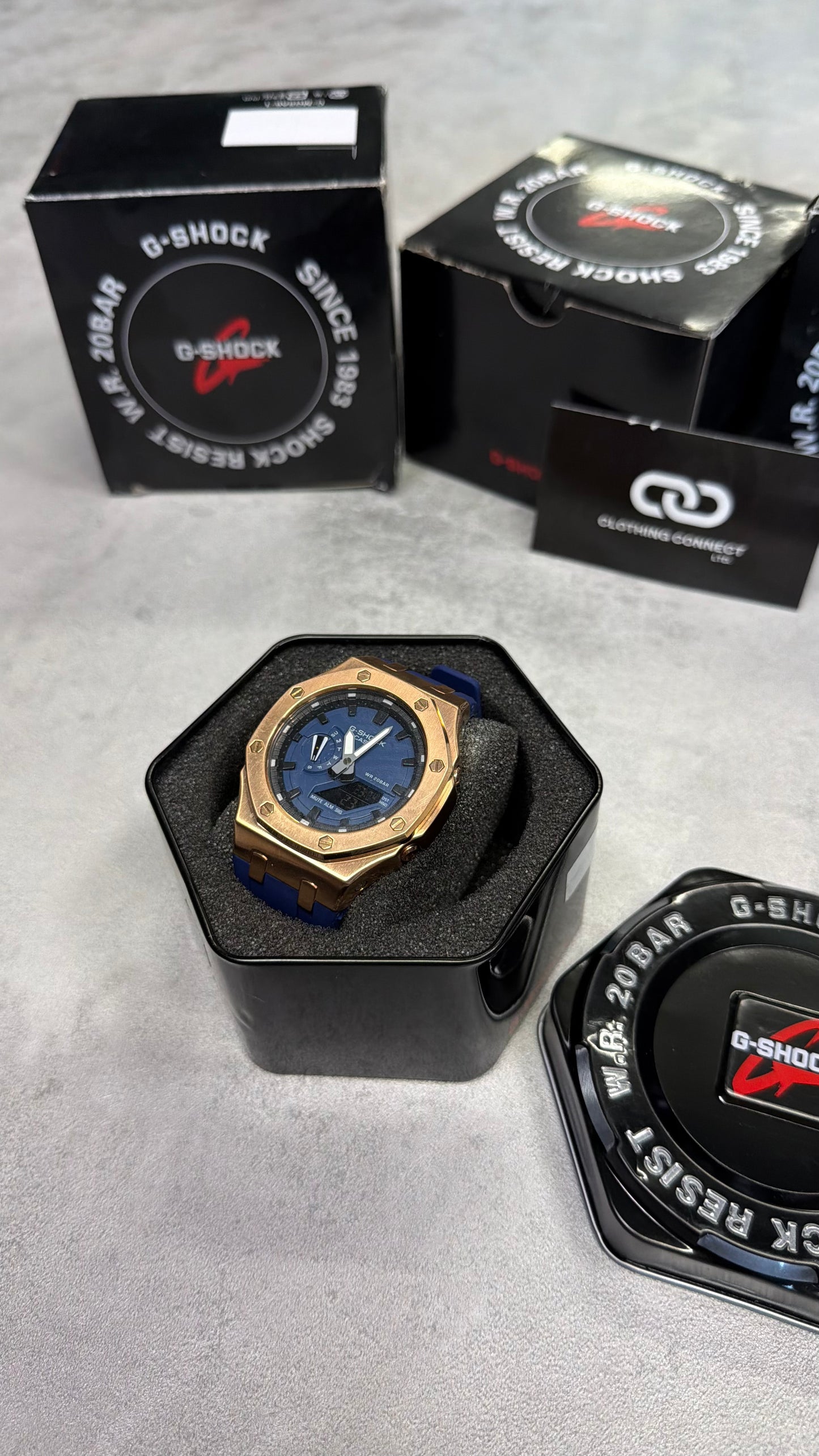 Casio Modified G-Shock 'Blue, Gold'