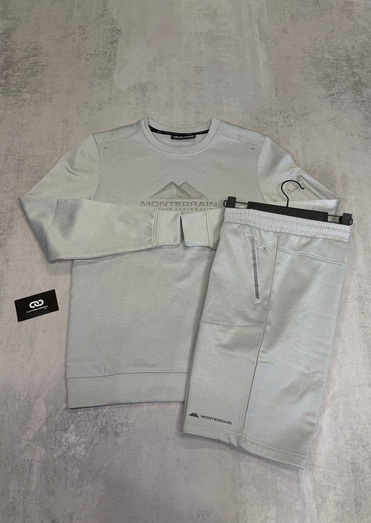 Monterrain Sweatshirt and Short Set 'Grey'