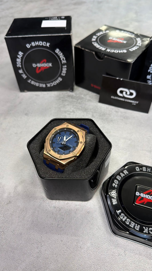 Casio Modified G-Shock 'Blue, Gold'