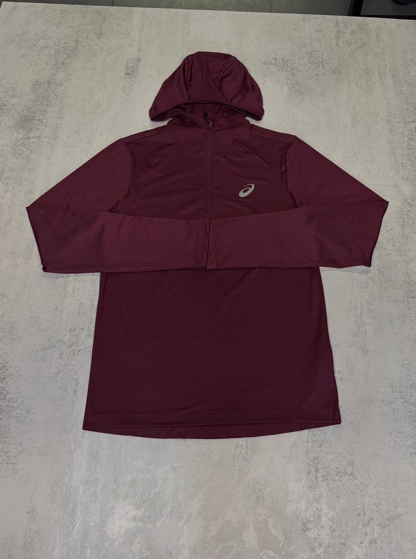ASICS 1/4 Zip 'Burgundy'