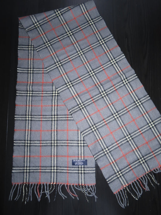100% Cashmere Burberry Scarf