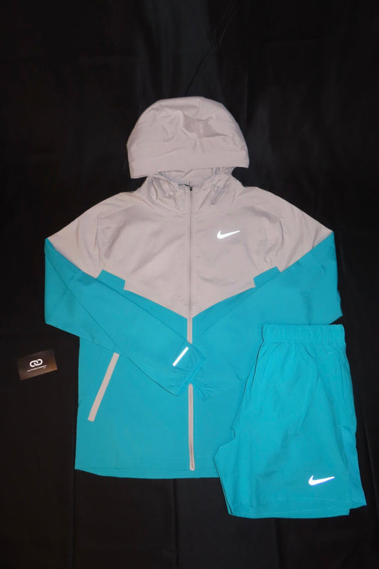 Nike Windbreaker/Challenger Shorts (Cactus/Iron Grey)