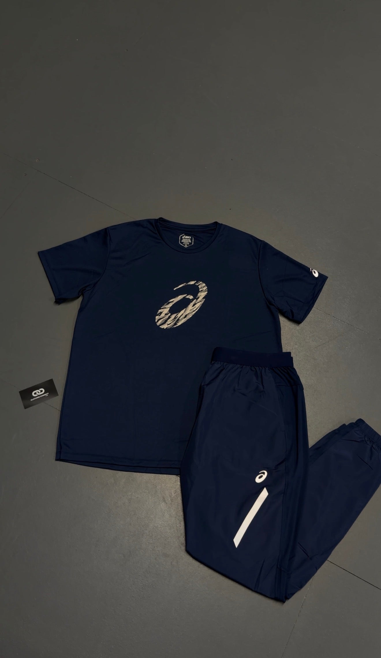 Asics GPX SS Top/Asics Lite Show Pant (Navy)
