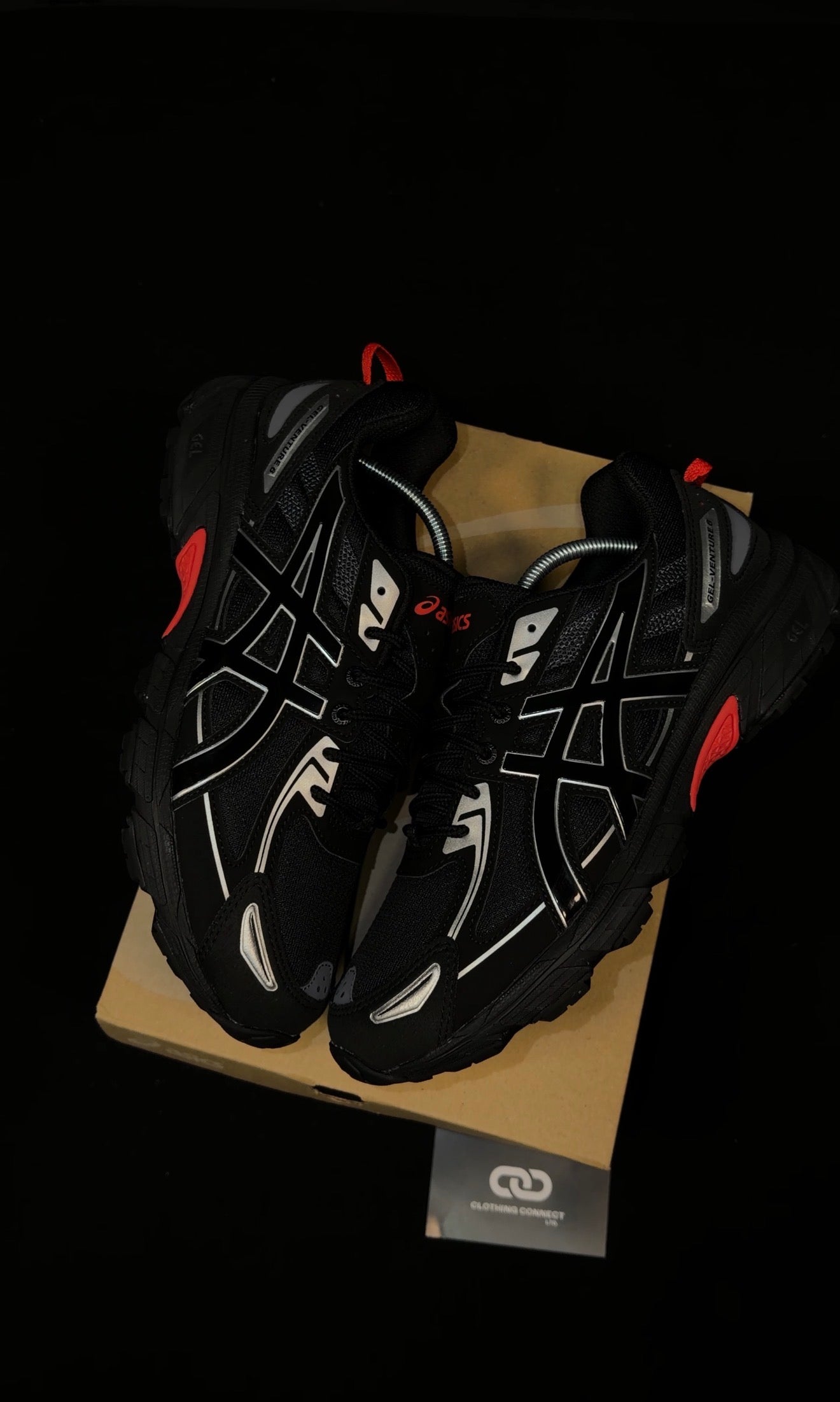 Asics Gel Venture 6(Black/Red)